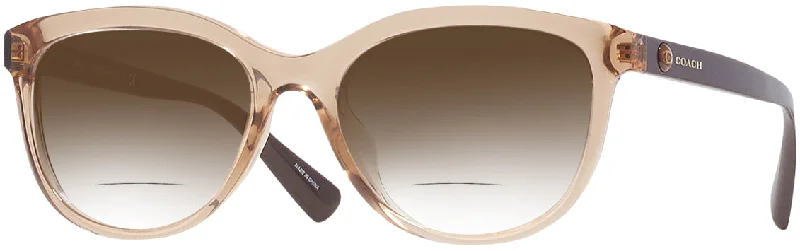 Coach 8285U w/ Gradient Bifocal Reading Sunglasses