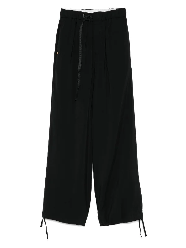 WHITE SAND Trousers Black