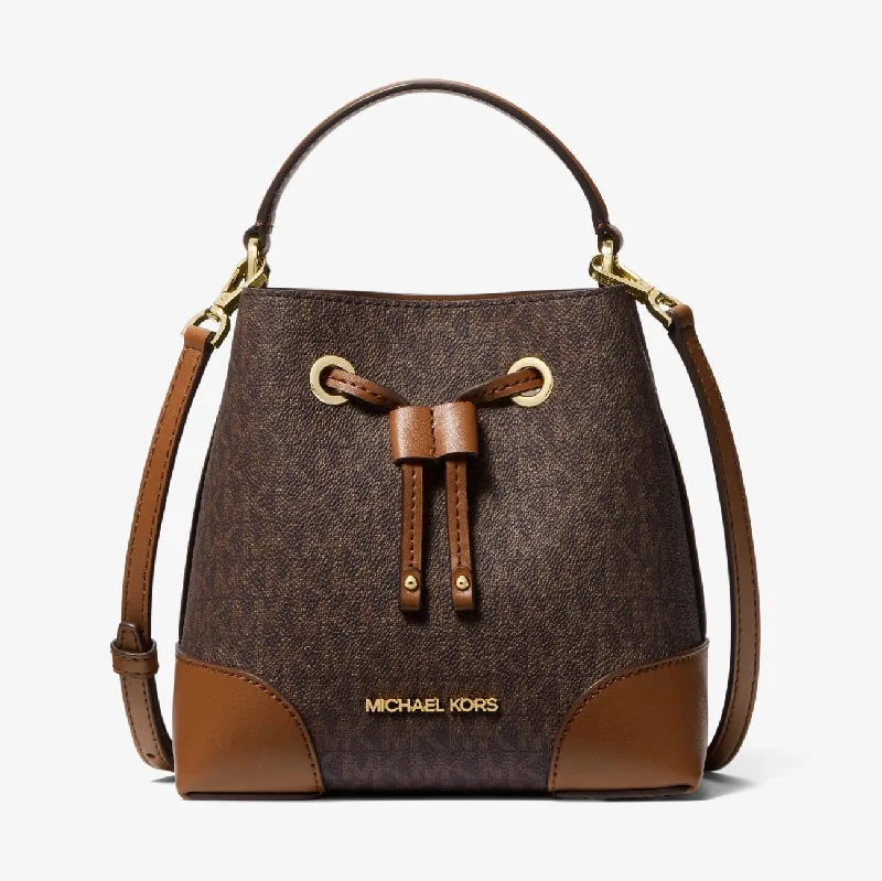 Michael Kors Mercer Small Logo Bucket Bag