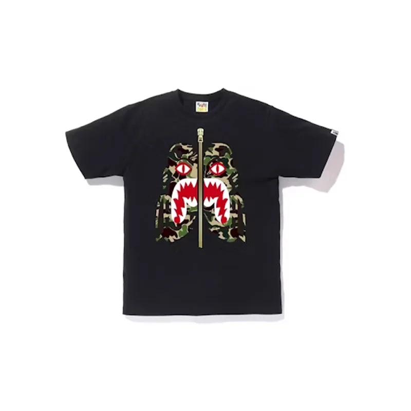 Bape Black ABC Camo Tiger T-Shirt