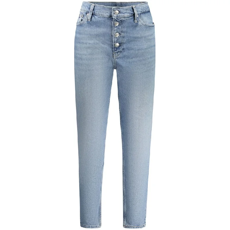 Calvin Klein Light Blue Cotton Women Jeans