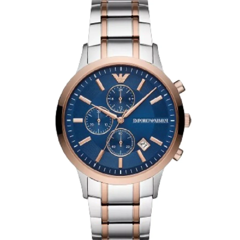 Emporio Armani AR80025 Two-Tone Chronograph Men's Watch