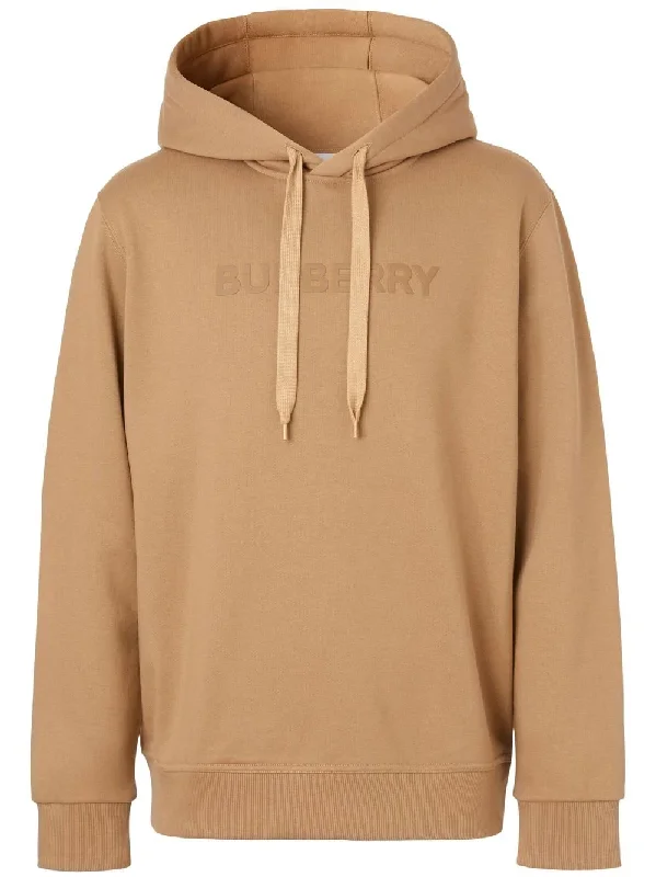 Burberry Ansdell Logo Hooded Sweatshirt Brown