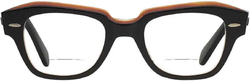 Black On Transparent Brown