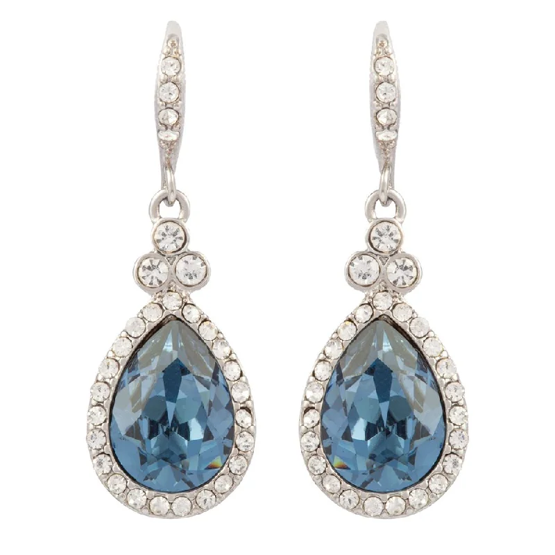 2000s Givenchy Faux Sapphire Earrings