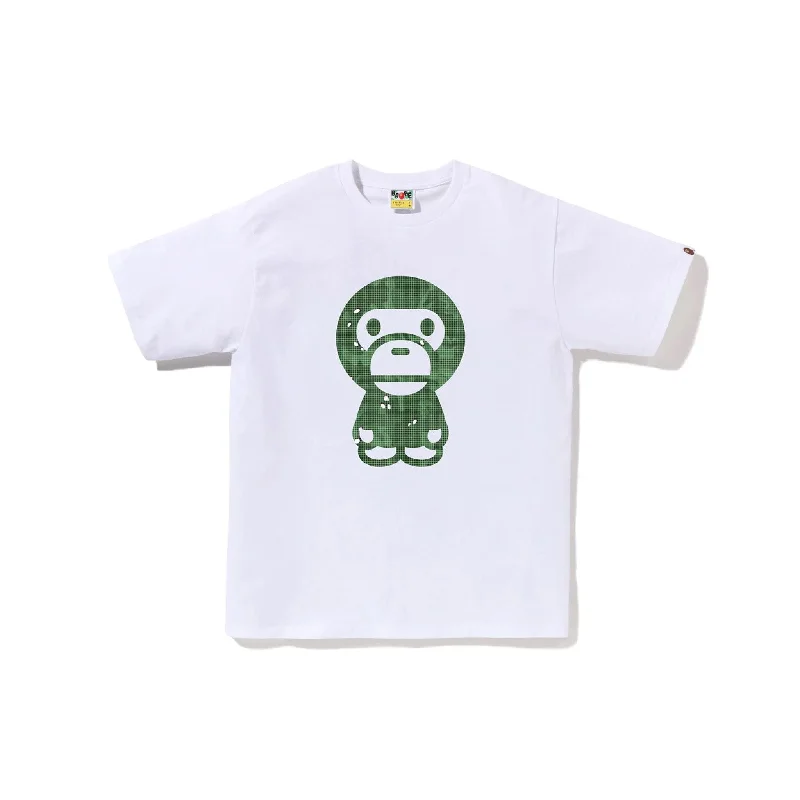 Bape Bitmap Big Bay Milo Tee White