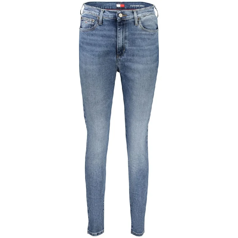 Tommy Hilfiger Blue Cotton Women Jeans