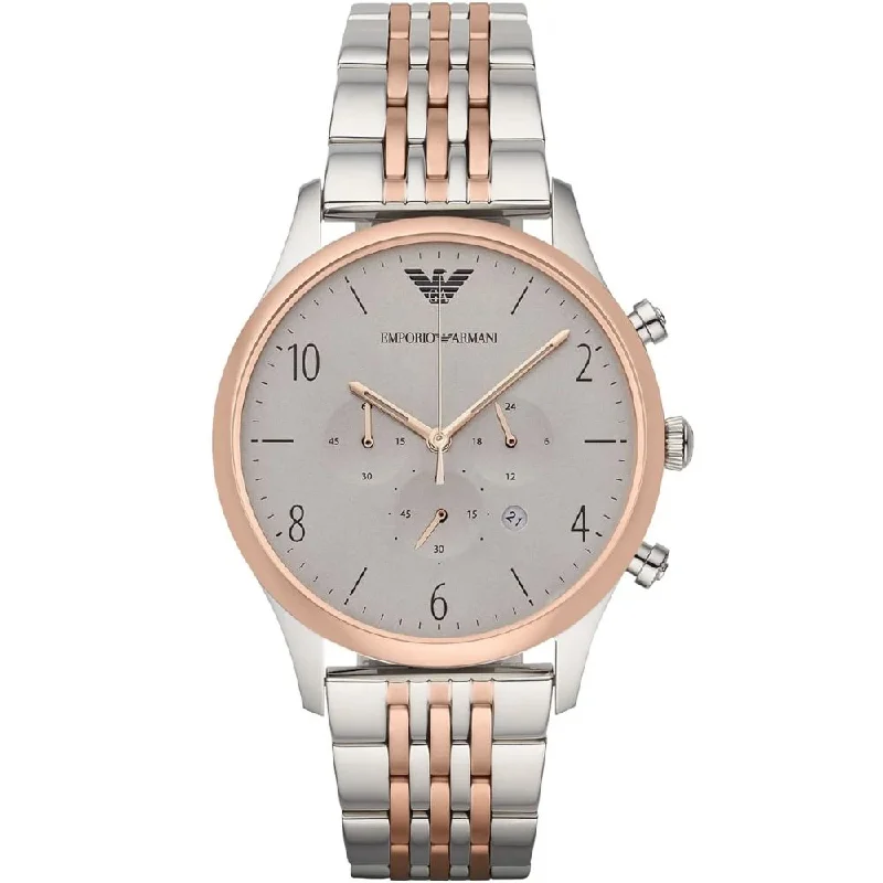 Emporio Armani AR1864 Two-Tone Chronograph Men's Watch
