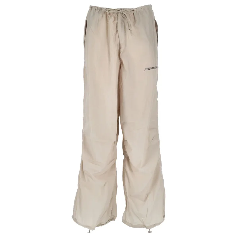 Hinnominate Beige Nylon Jeans & Pant