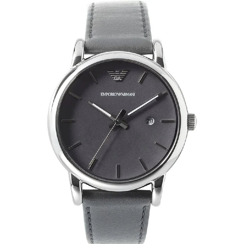 Emporio Armani AR1730 Classic Grey Stainless Steel Men's Watch