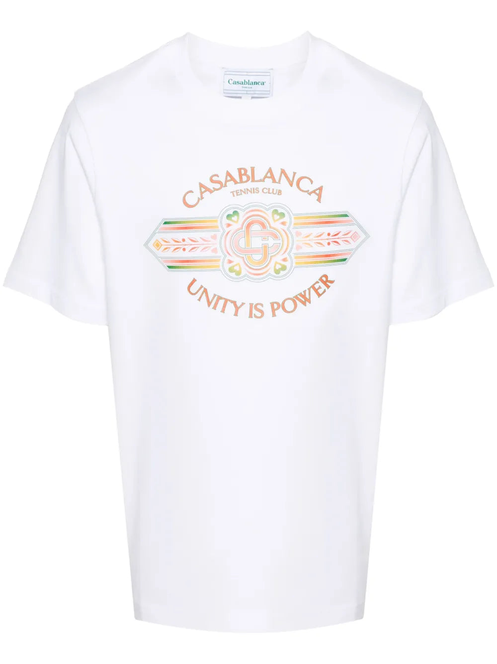 Casablanca Unity Is Power T-Shirt White