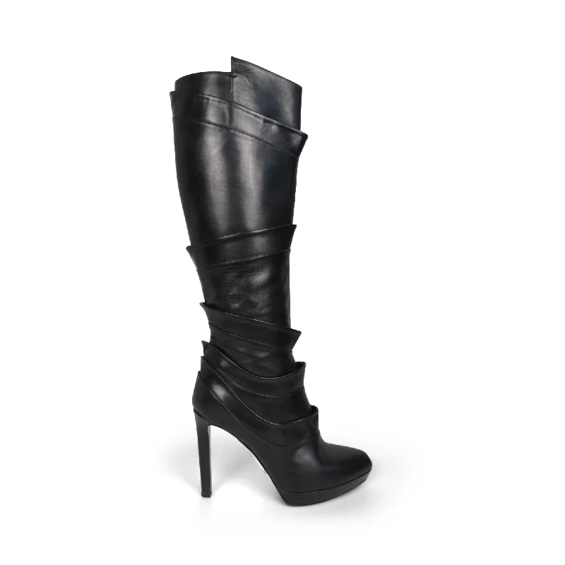 Jil Sander Pleated Boots - Women's 37