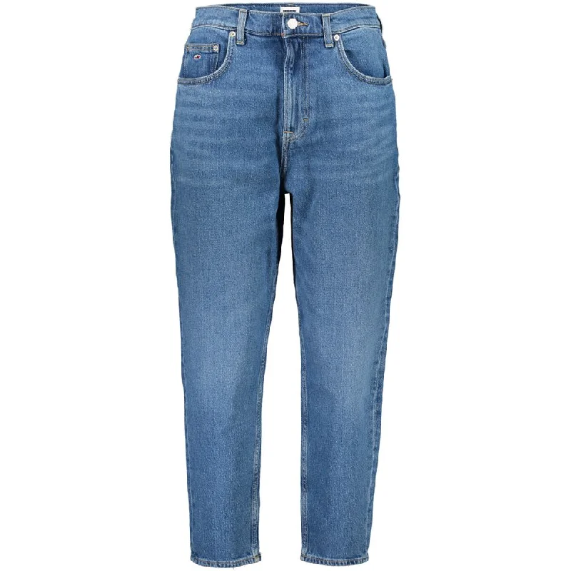Tommy Hilfiger Blue Cotton Jeans & Pant