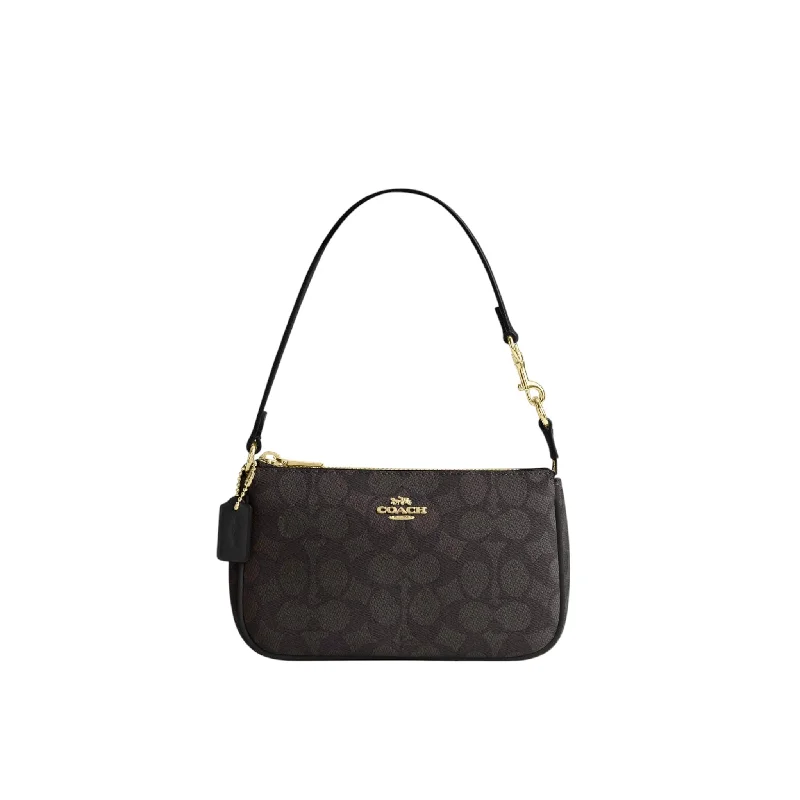 Coach Nolita 19 in Signature Canvas – Mini Clutch Bag