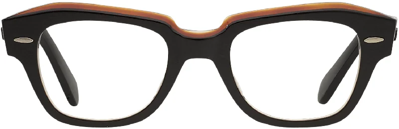 Black On Transparent Brown