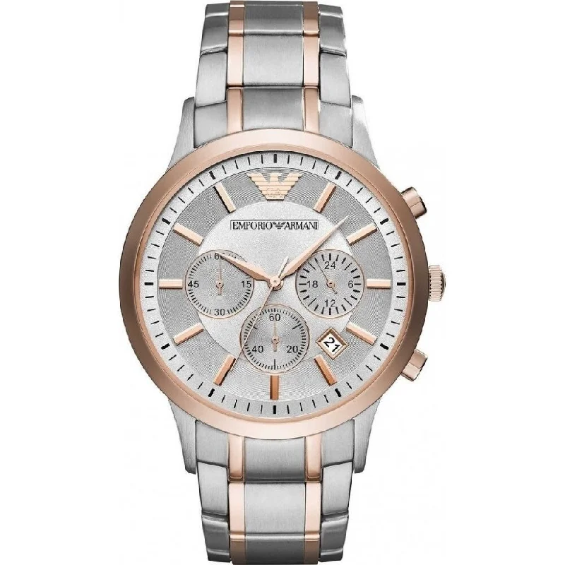 Emporio Armani AR11077 Men's Watch Renato Rose Gold