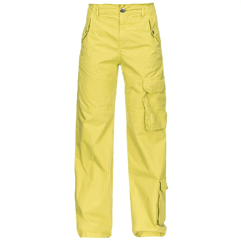 PINKO Green Cotton Jeans & Pant