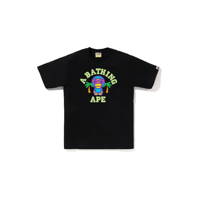 Bape Colors Milo College Summer Tee Black