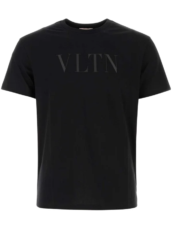 Valentino VLTN Logo Print T-Shirt Black