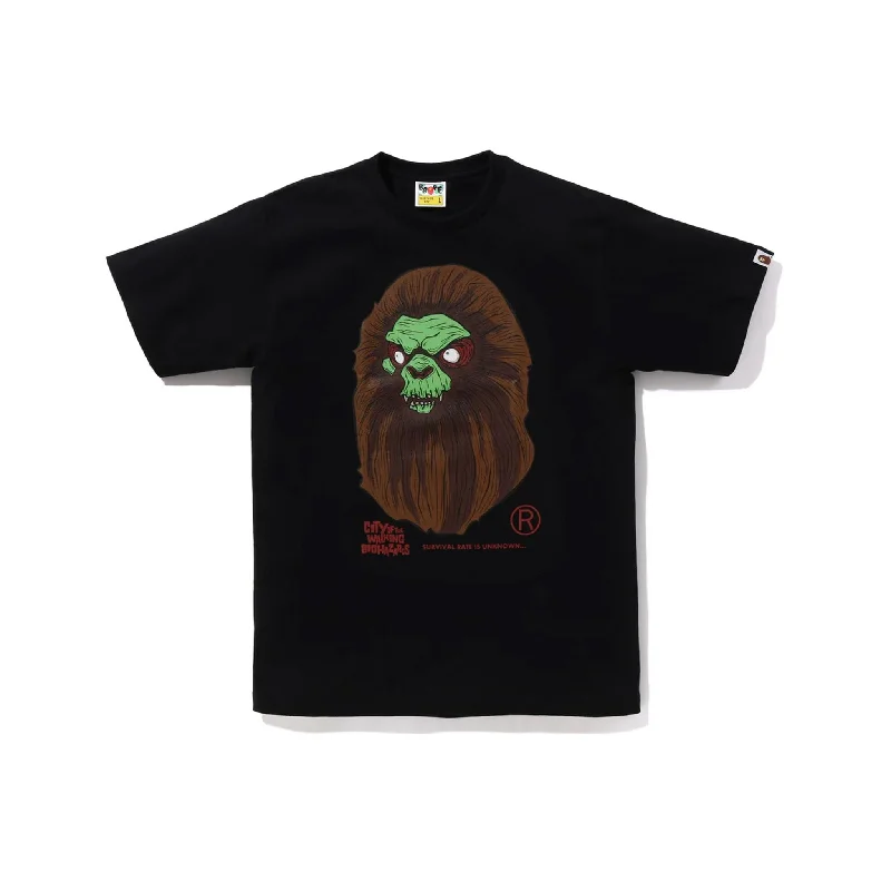 Bape Horror Mad Face Tee Black