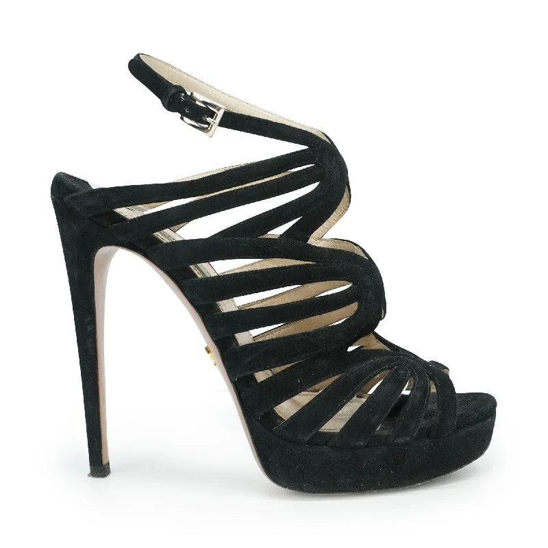 Prada Strappy Heels - Women's 39