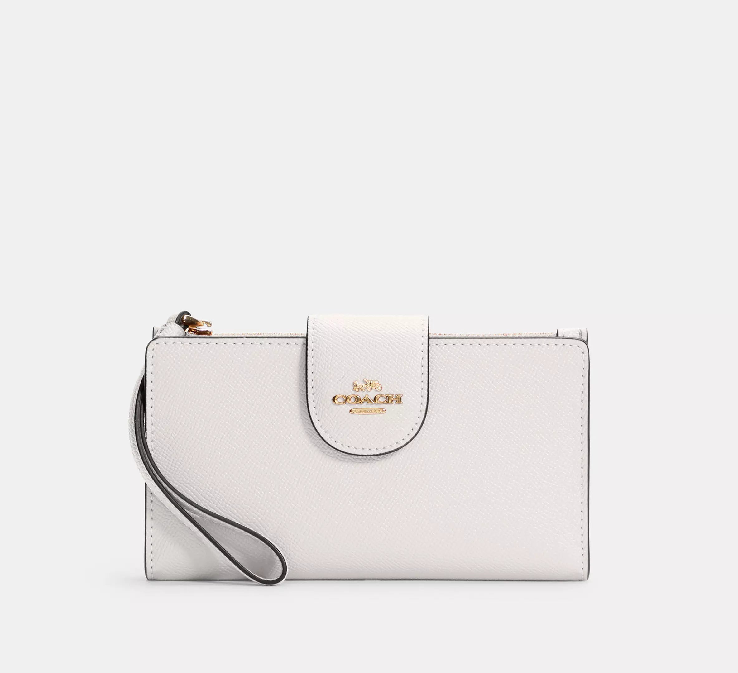crossgrain leather/Gold/Chalk