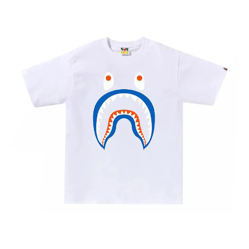 Bape Colors Shark PONR Tee White