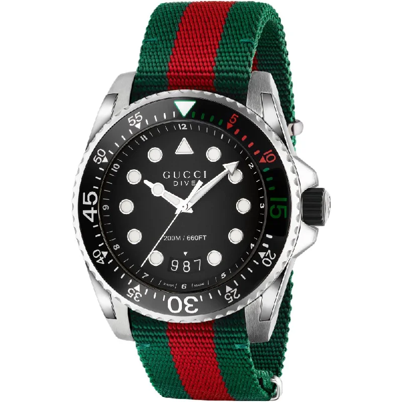 Gucci YA136209 Black Dial Men's Watch