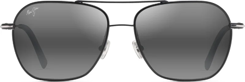 Black with Silver Stripe/Neutral Grey Lens