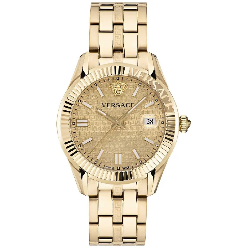 Versace VE3K00522 Greca Time Men's Champagne Watch