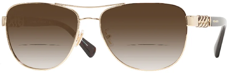 Coach 7056Q w/ Gradient Bifocal Reading Sunglasses