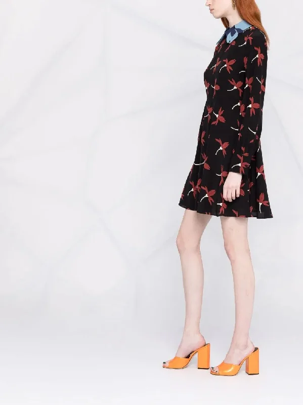 Valentino Garavani Floral-Print Mini Dress