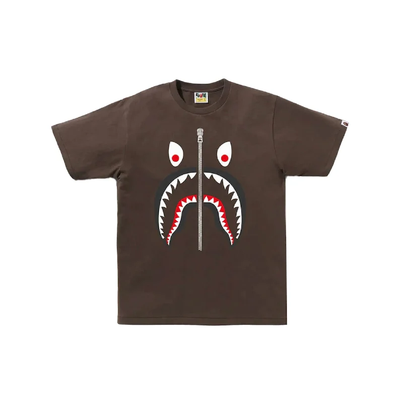 BAPE Shark Tee Brown