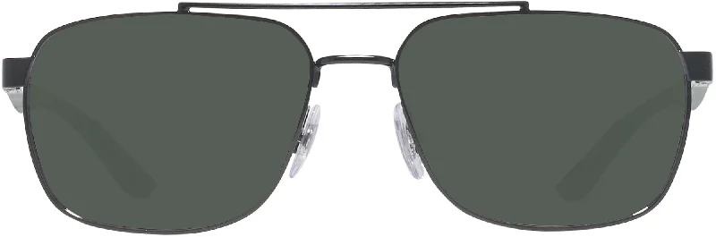 Black/dark Green Lens