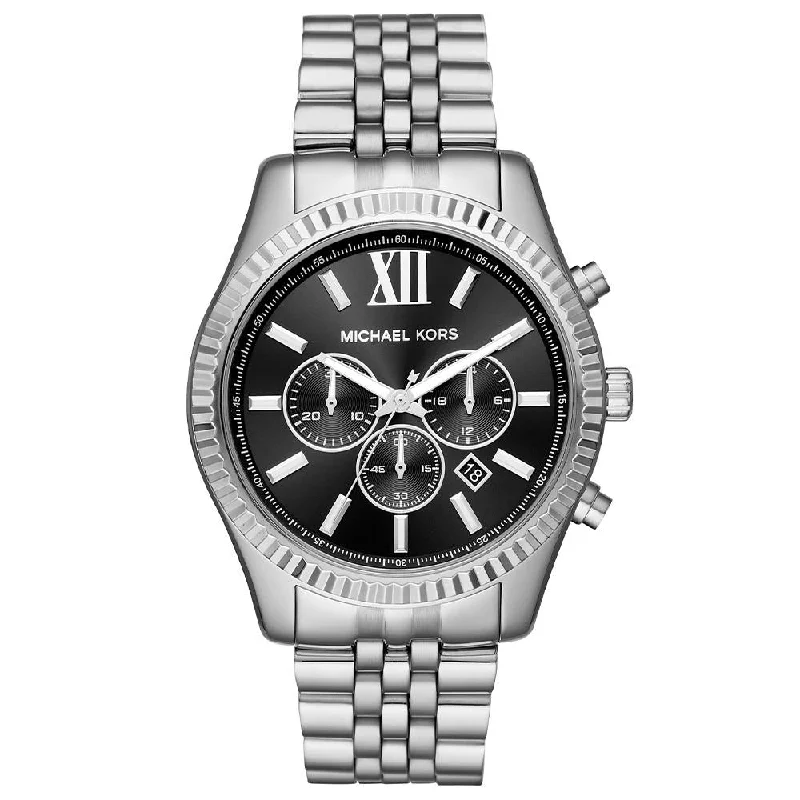 Michael Kors MK8602 Lexington Chronograph Black Dial Men's Watch