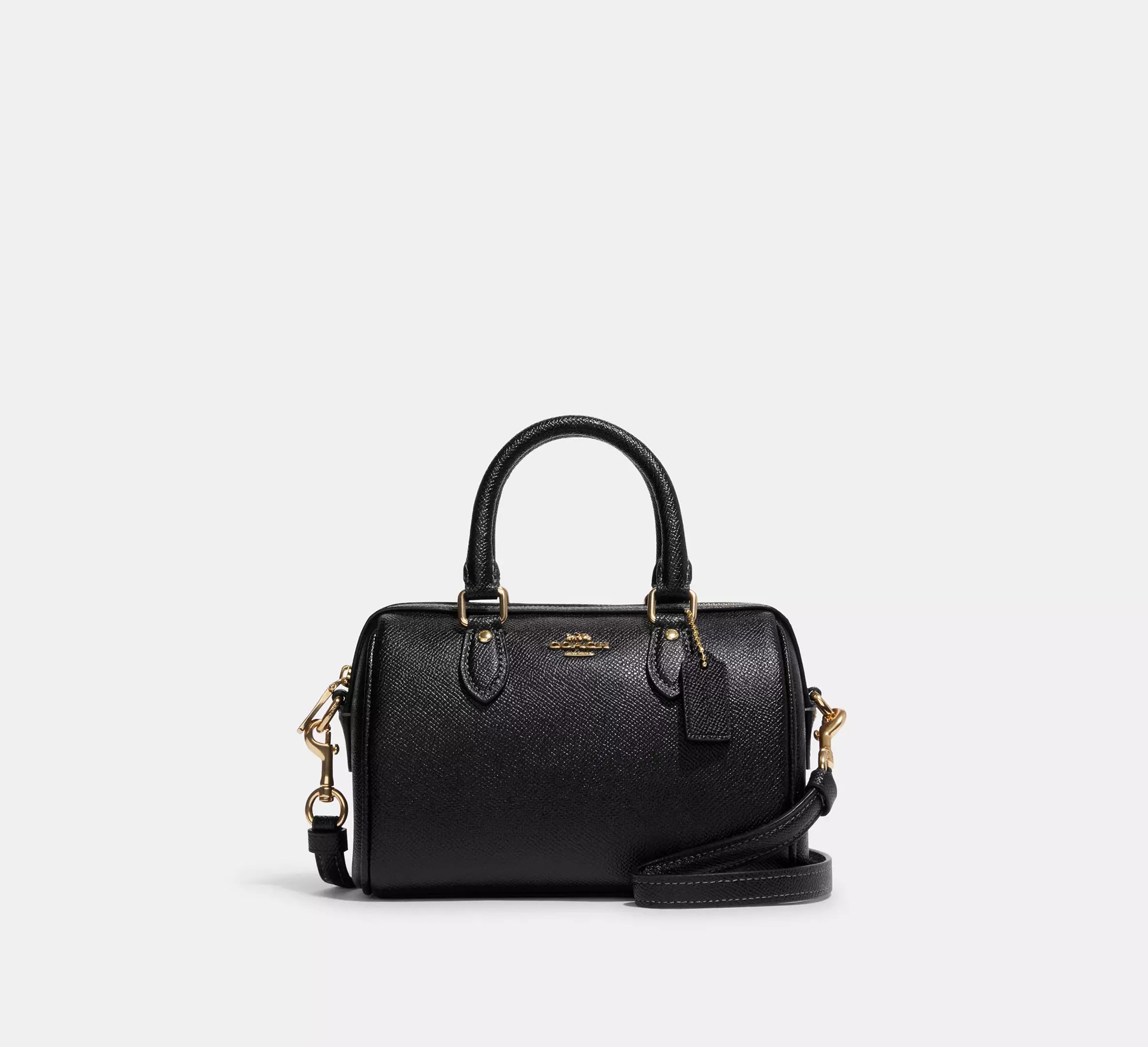 crossgrain leather/Gold/Black