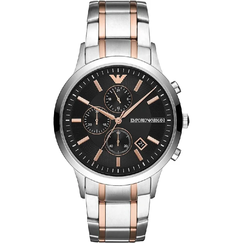 Emporio Armani AR11165 Chronograph Two-Tone Men's Watch