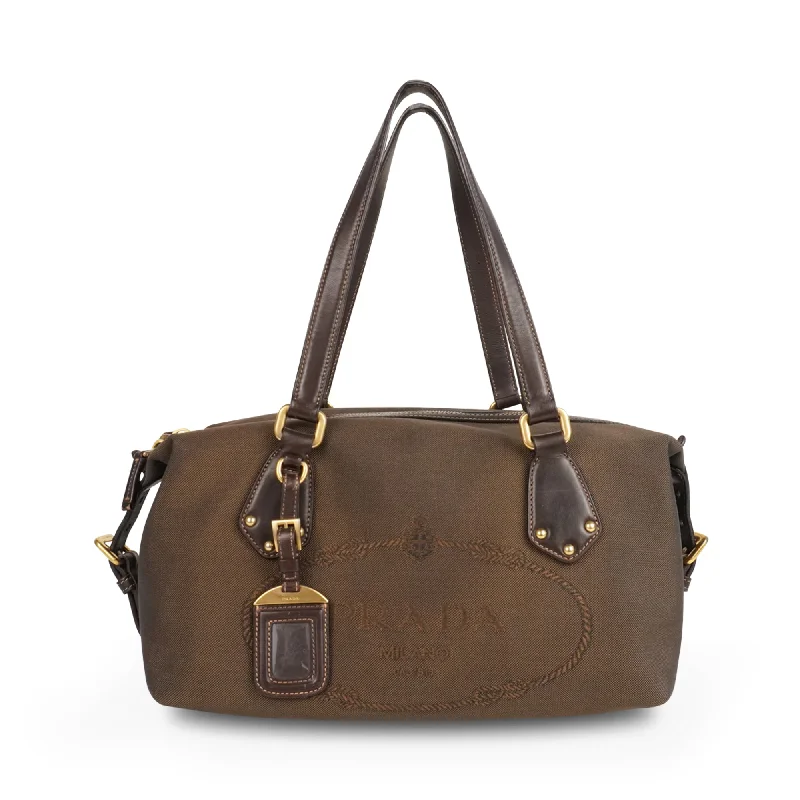 Prada Jacquard Logo Bag