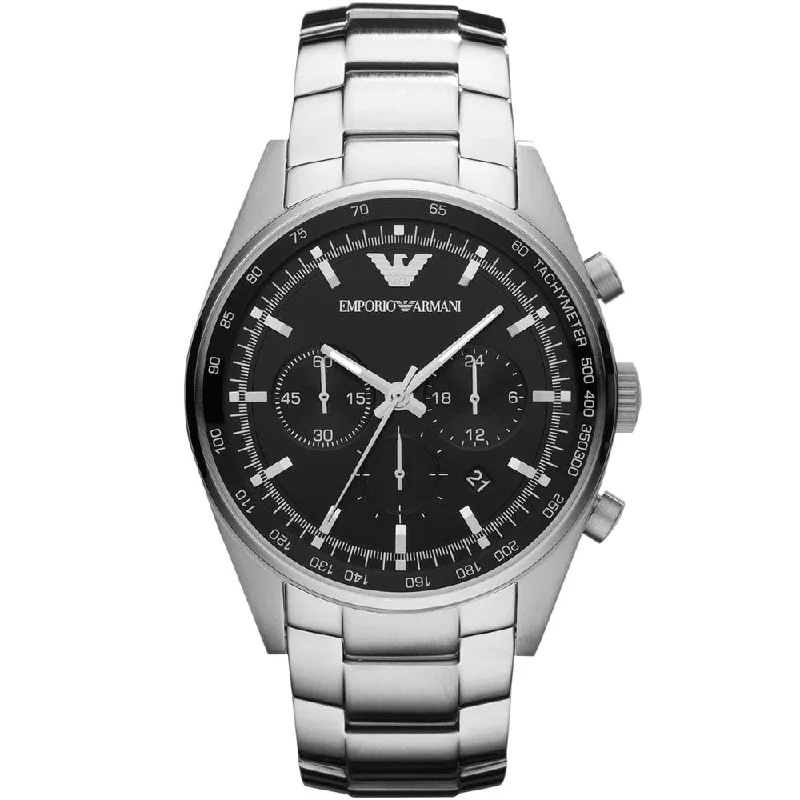 Emporio Armani AR5980 Chronograph Black Dial Men's Watch