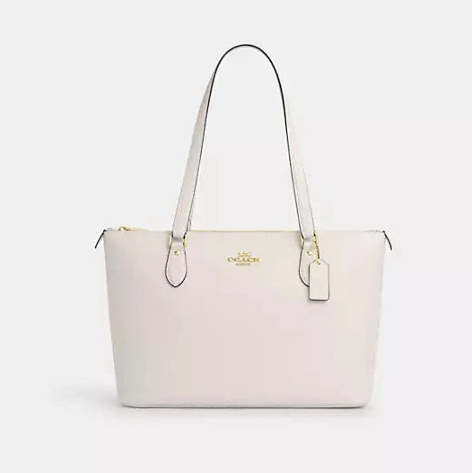 crossgrain leather/Gold/Chalk