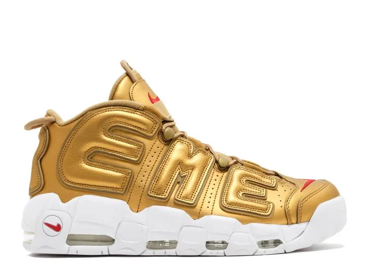 SUPREME X AIR MORE UPTEMPO 'METALLIC GOLD'