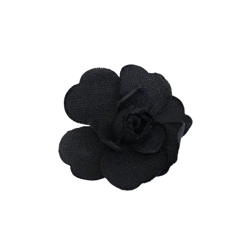 Chanel 'Camelia' Tweed Brooch