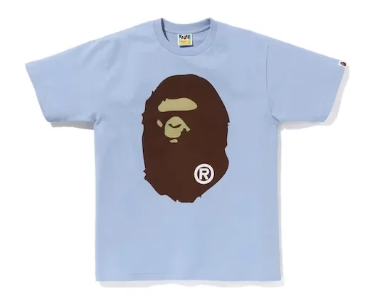 A Bathing Ape Pigment Big Ape Head Tee Sax