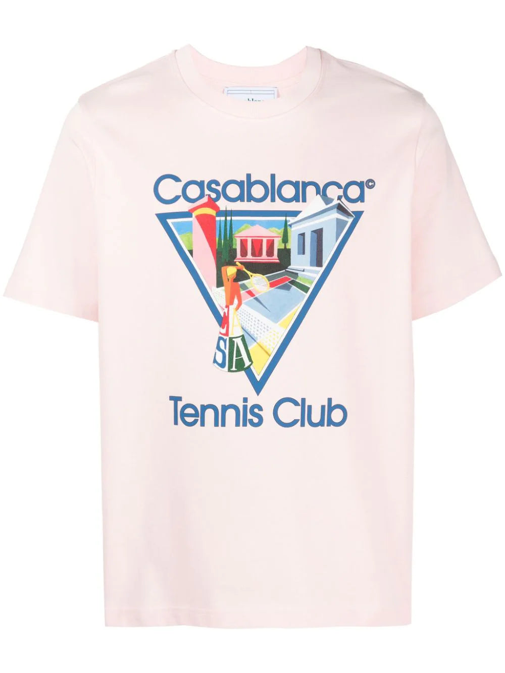 Casablanca Le Joueuse Tennis Club T-Shirt Pink
