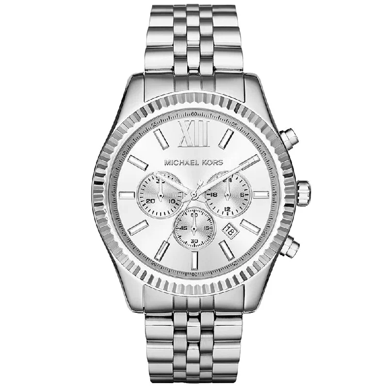 Michael Kors MK8405 Lexington Silver Men's Watch