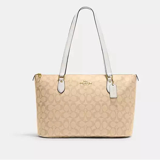 signature canvas/Gold/Light Khaki Chalk
