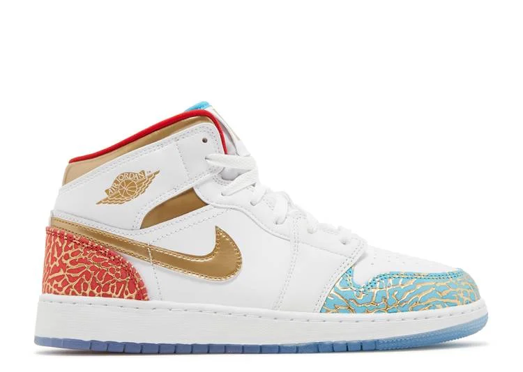 AIR JORDAN 1 MID GS 'NC TO CHI'