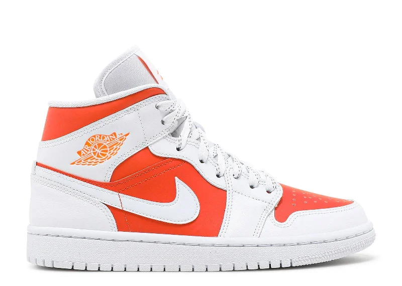 WMNS AIR JORDAN 1 MID SE 'BRIGHT CITRUS'
