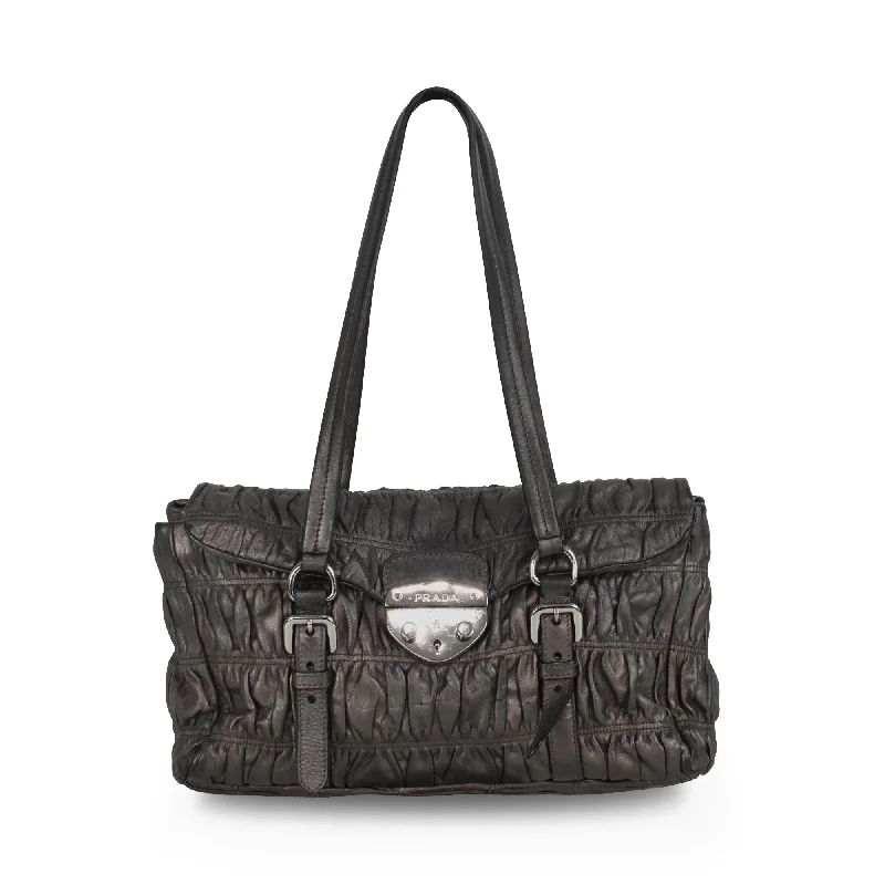 Prada 'Nappa Gaufre Sound Lock' Shoulder Bag