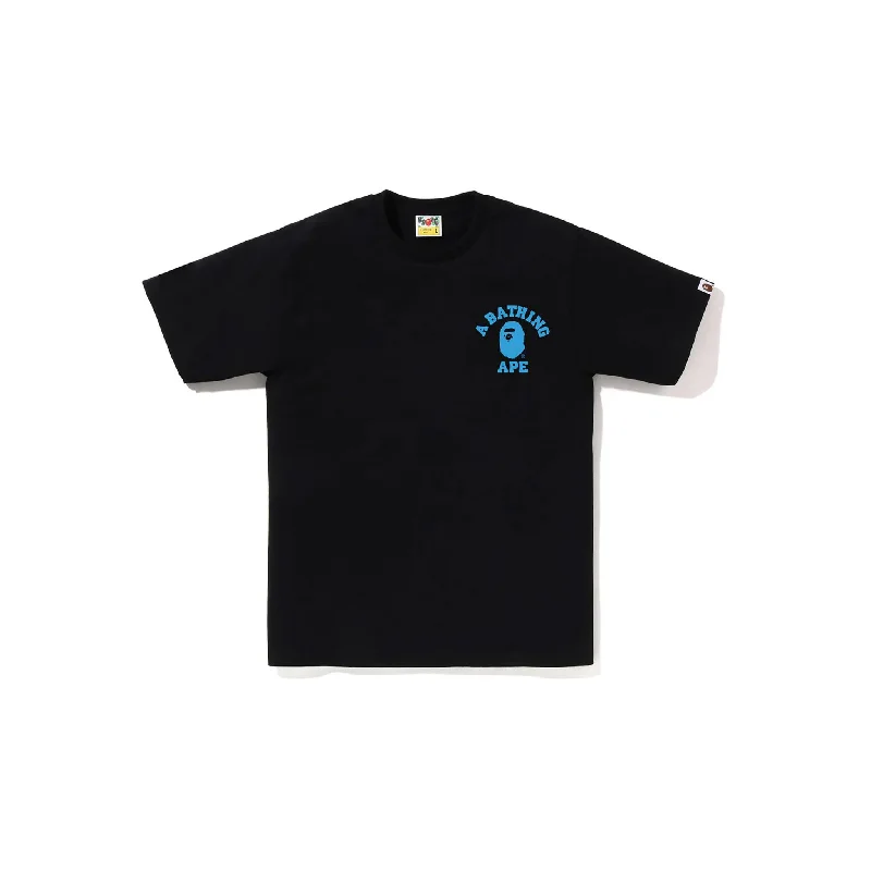 Bape ABC Camo College ATS Tee Black Blue